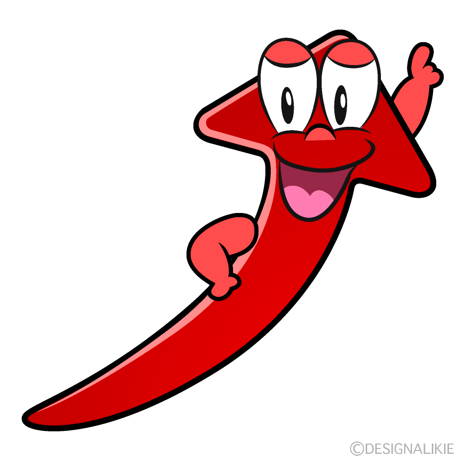 Posing Arrow Cartoon Character Image