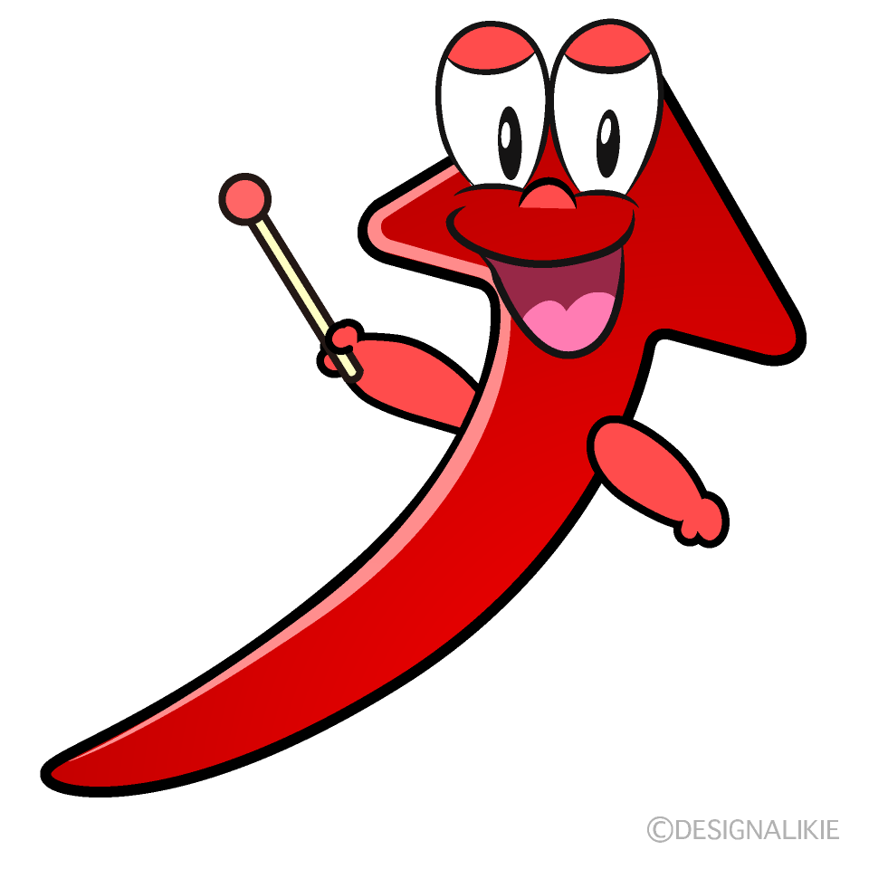 Speaking Arrow Cartoon Character Image