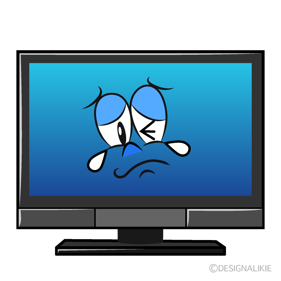 Crying TV Cartoon Character Image