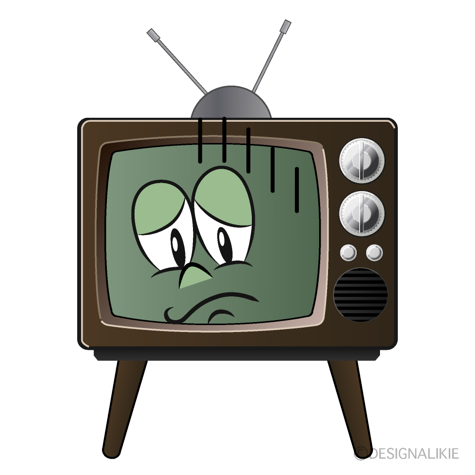 Depressed Television Cartoon Character Image