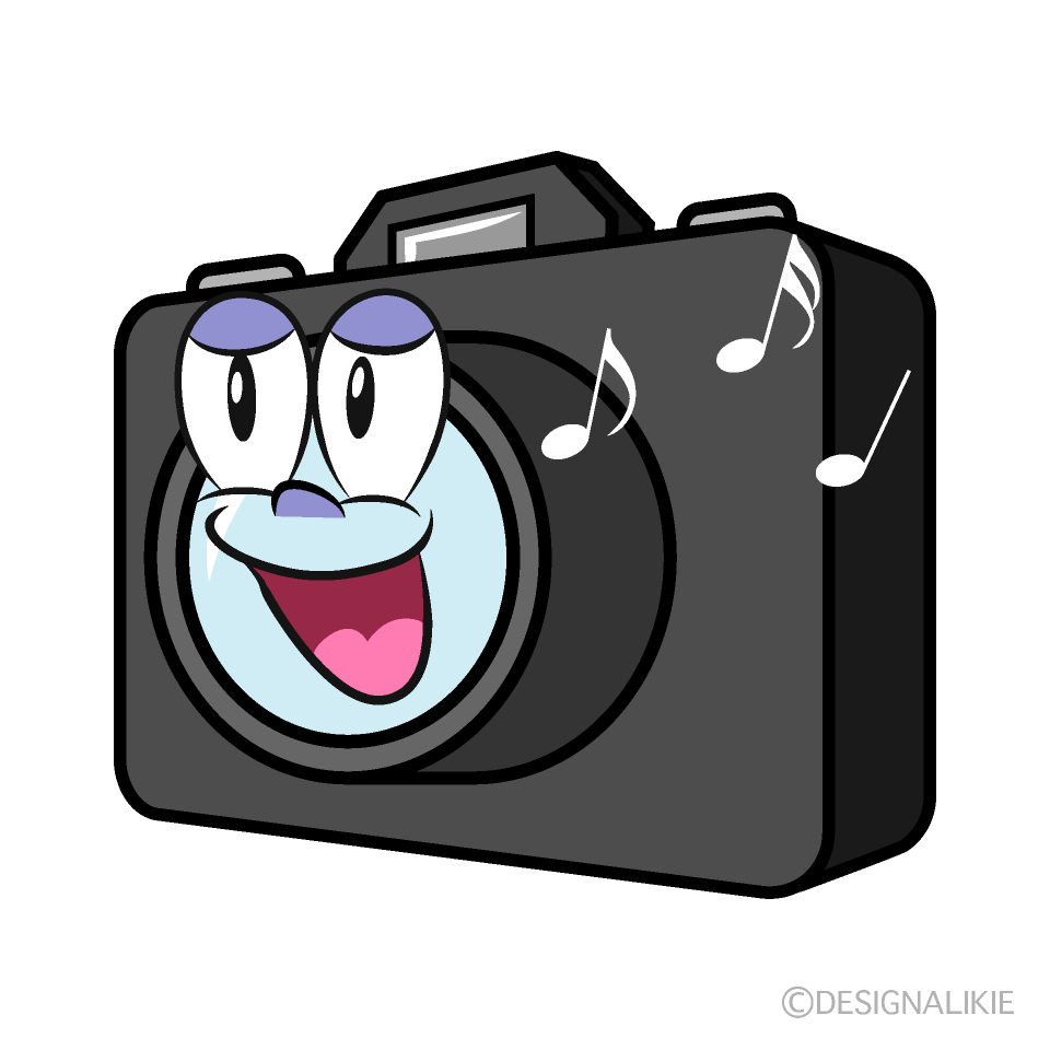 Singing Camera Cartoon Character Image