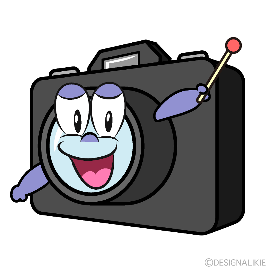 Speaking Camera Cartoon Character Image