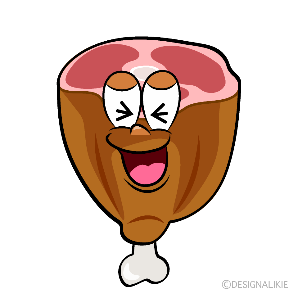 Laughing Meat Cartoon Character Image