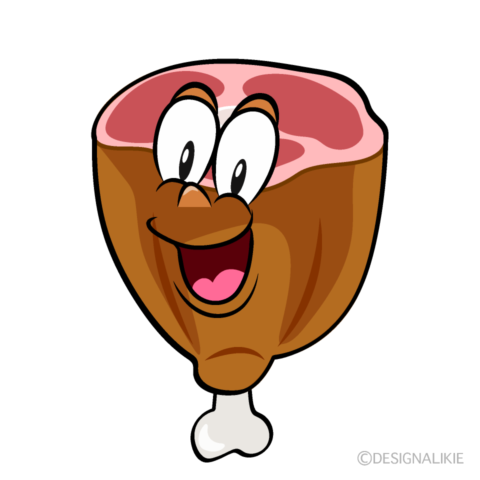 Surprising Meat Cartoon Character Image