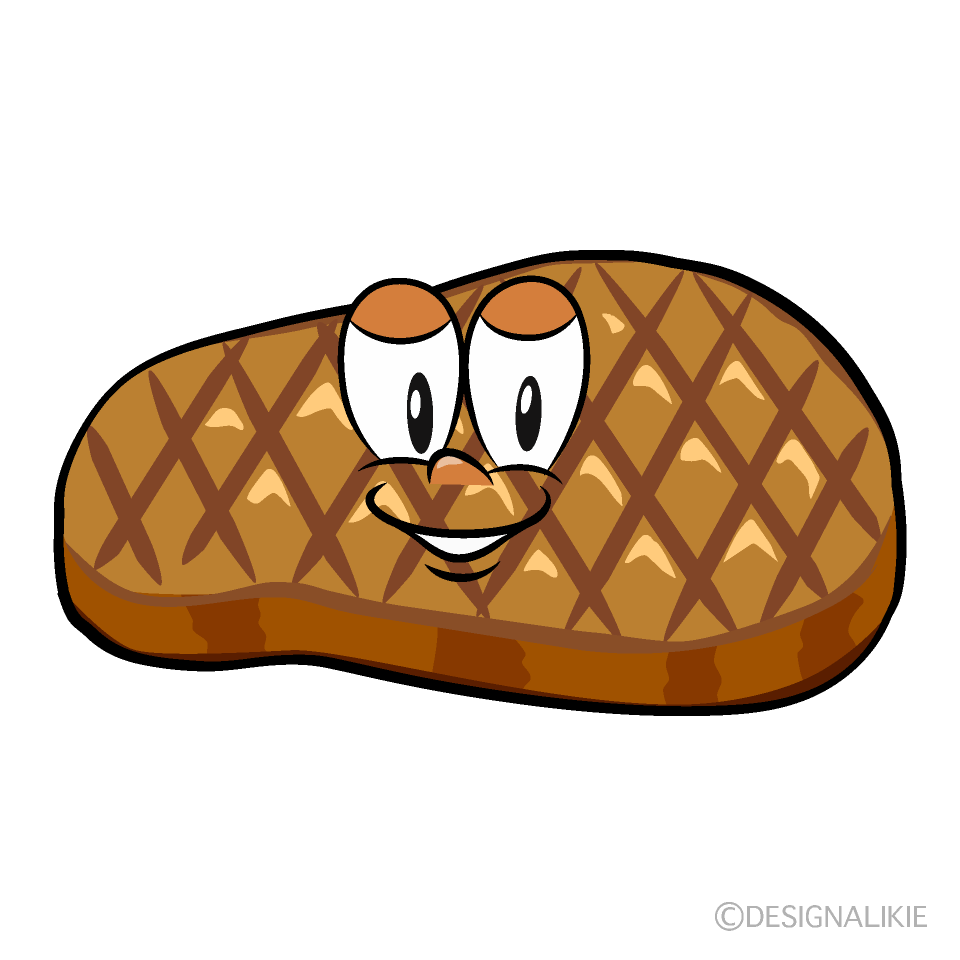 Steak Cartoon Character Image