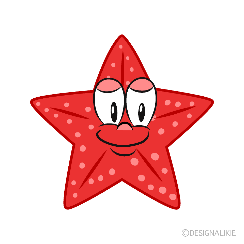 Starfish Cartoon Character Image