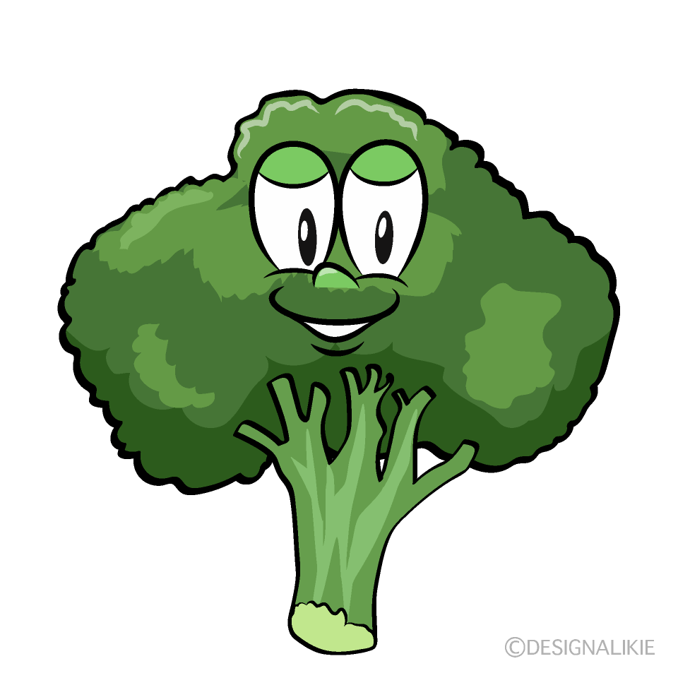 Broccoli Cartoon Character Image