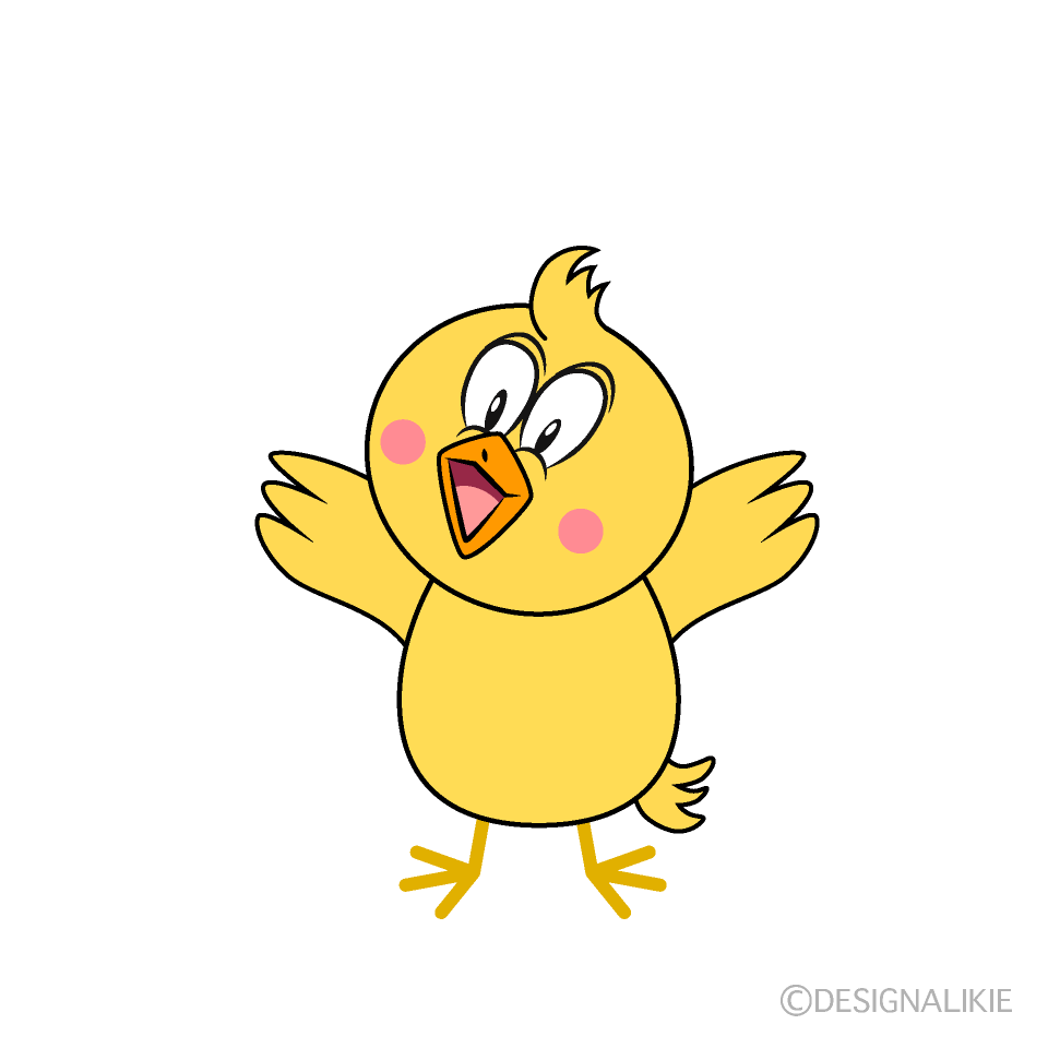 Surprised Chick Cartoon Character Image