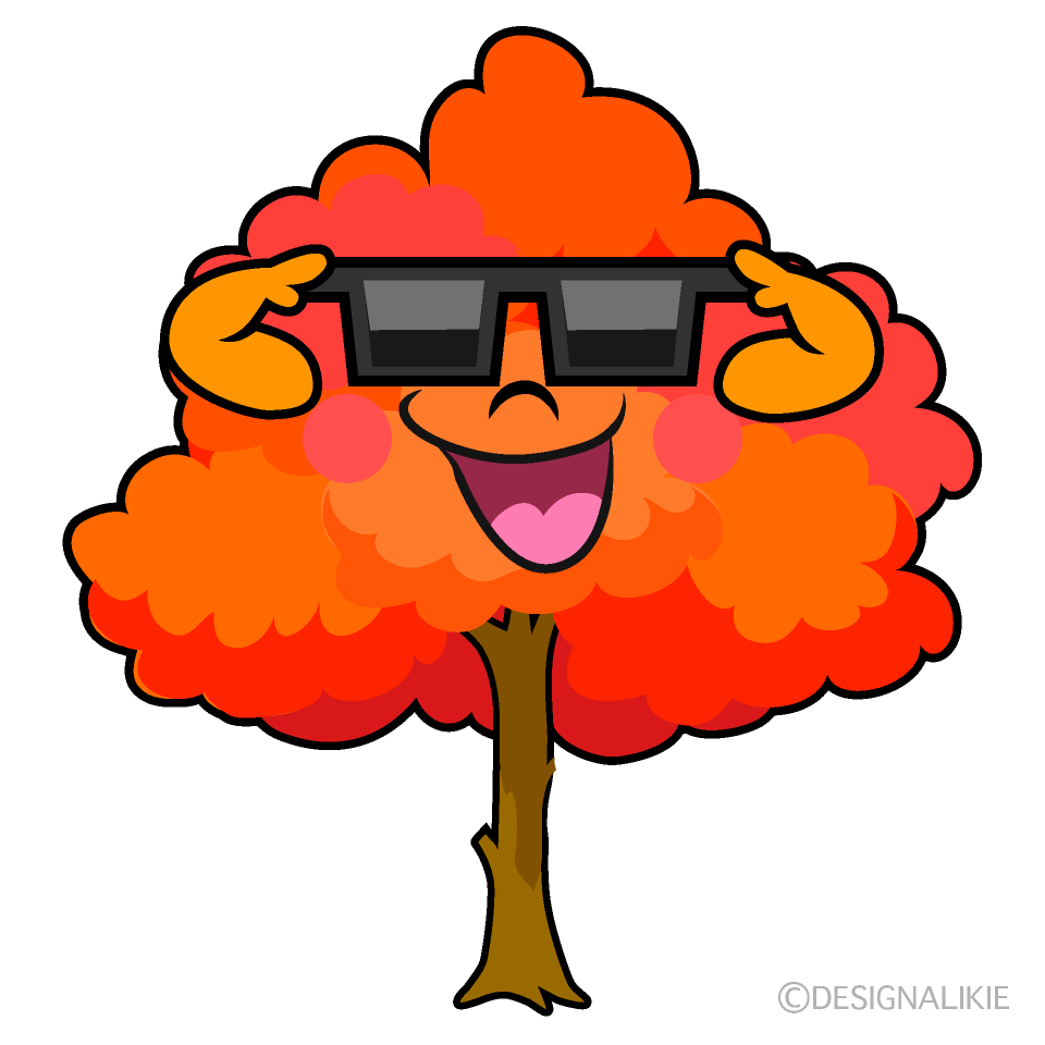 Árbol de Otoño Frio Animado