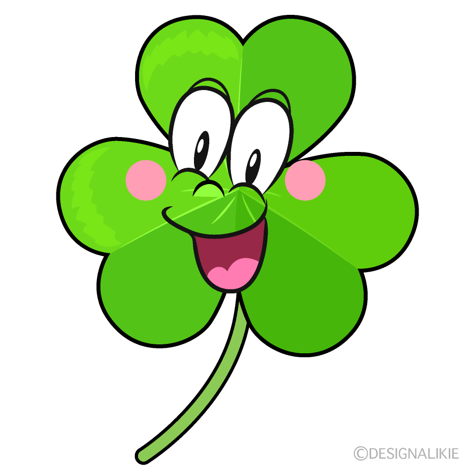 Surprising Shamrock Cartoon Character Image