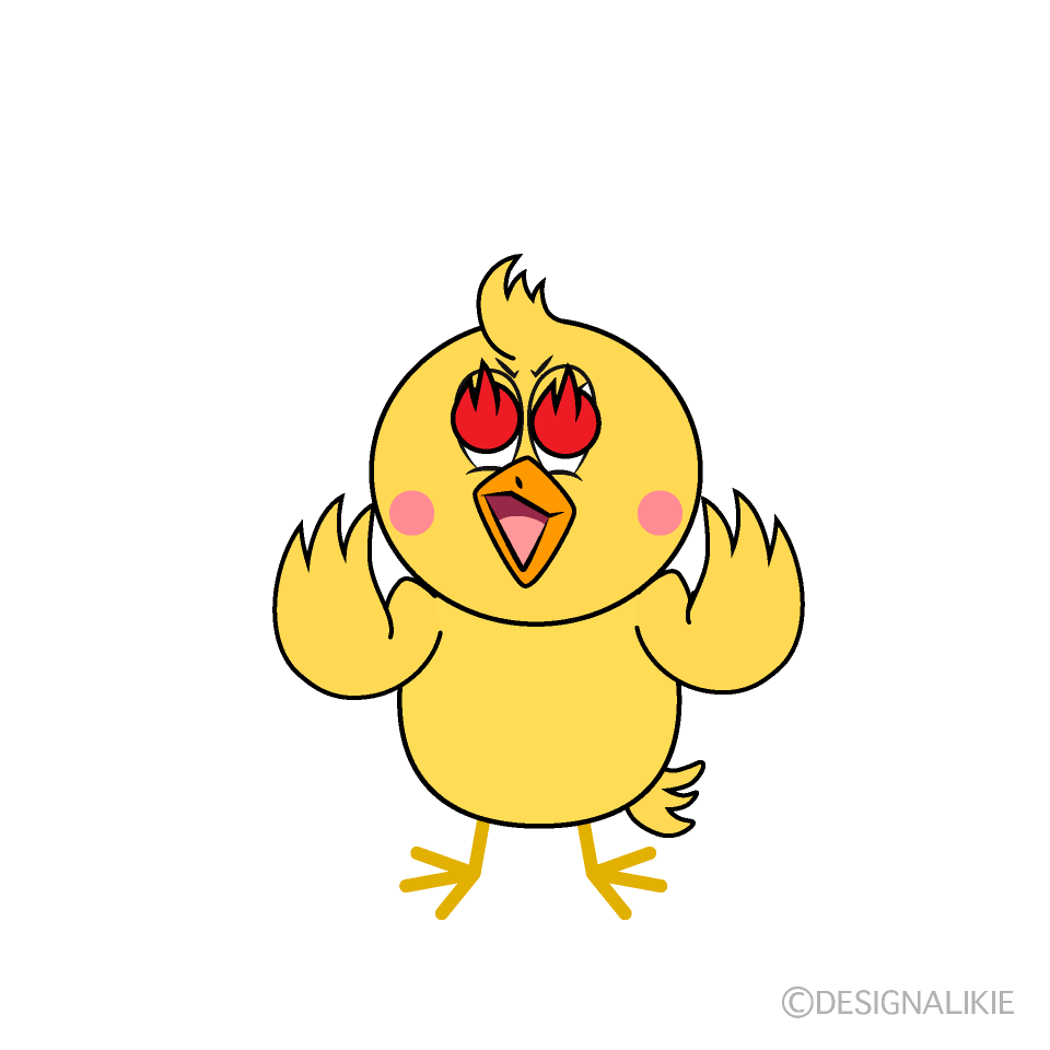 Pollito Entusiasta Animado