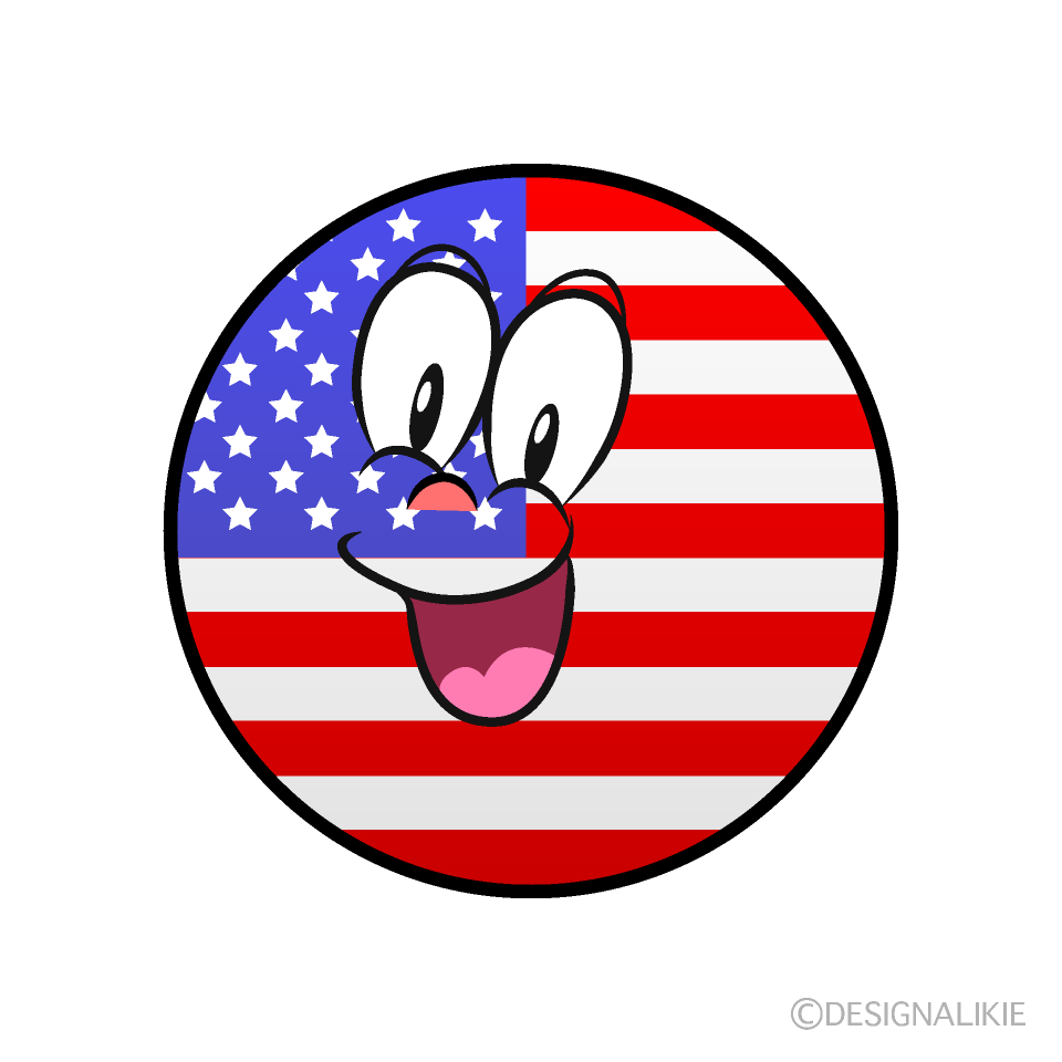 Bandera Estadounidense Sorprendente Animado