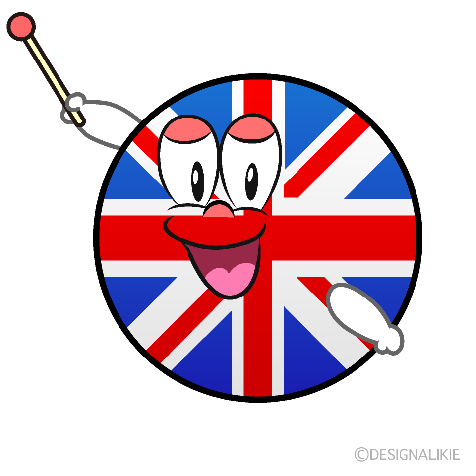 Bandera Británica Explique Animado