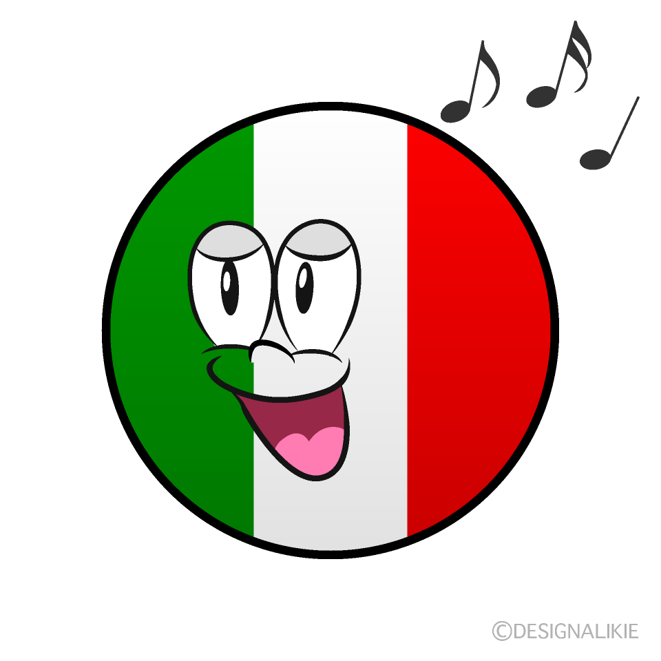 Bandera Italiana Canto Animado