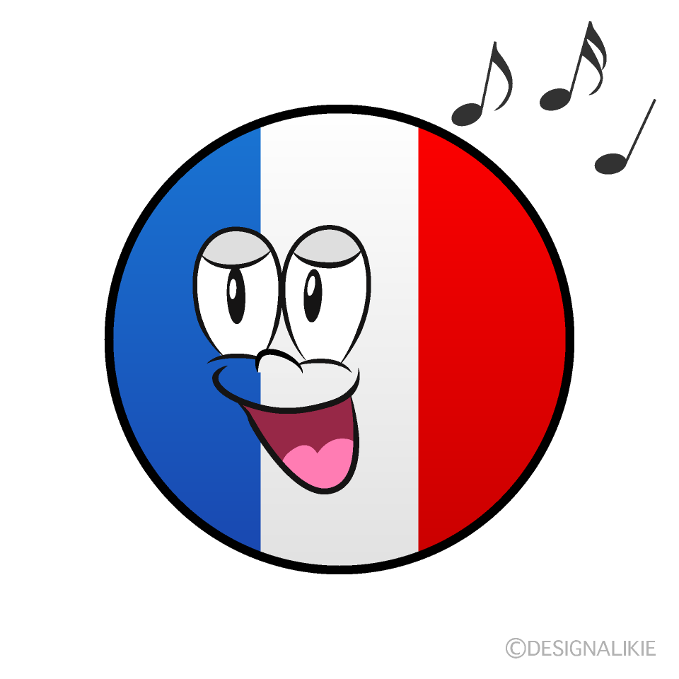 Bandera Francesa Canto Animado