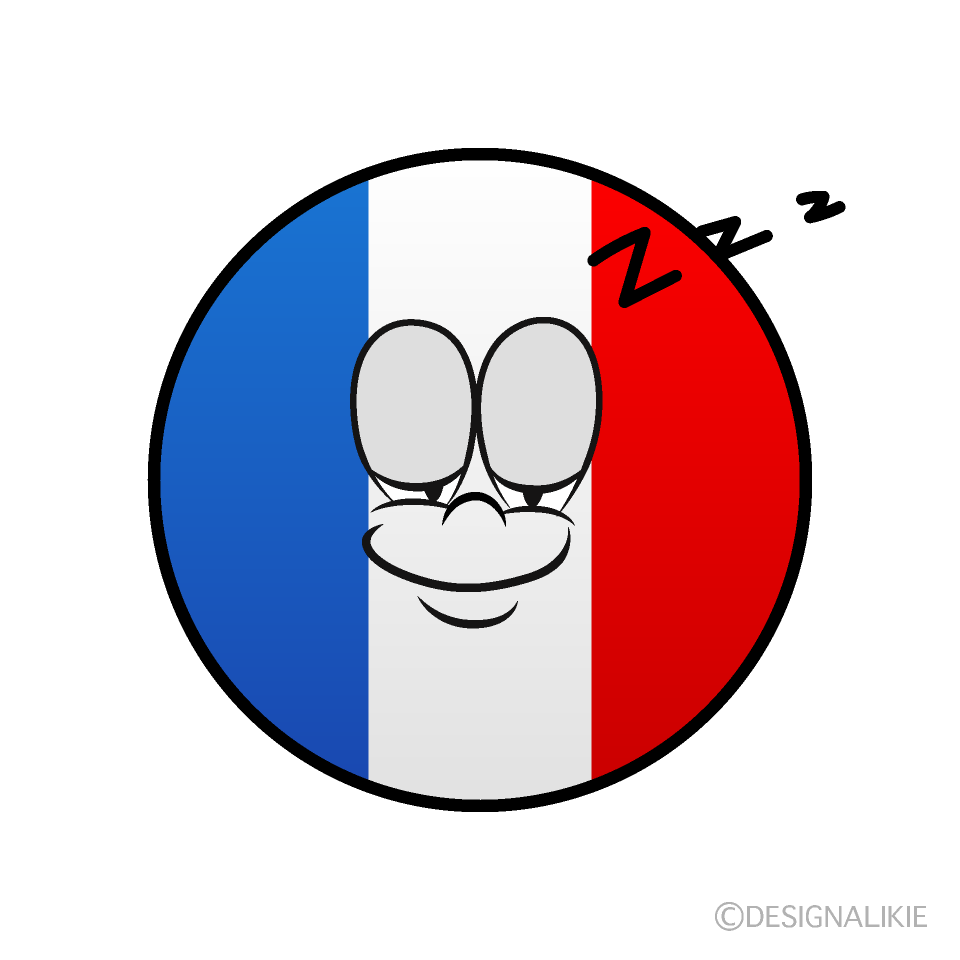 Bandera Francesa Dormido Animado