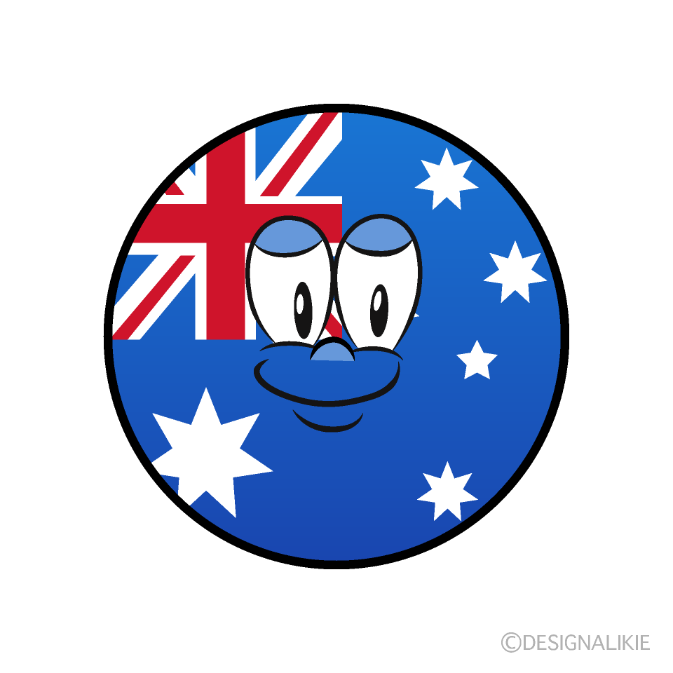 Bandera Australiana Animado