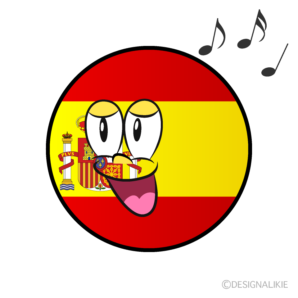 Bandera Española Canto Animado