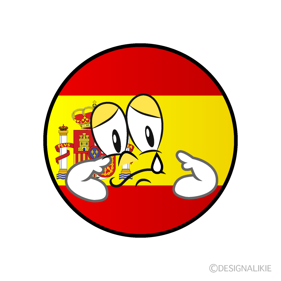 Sad Spanish Symbol Cartoon Character Image