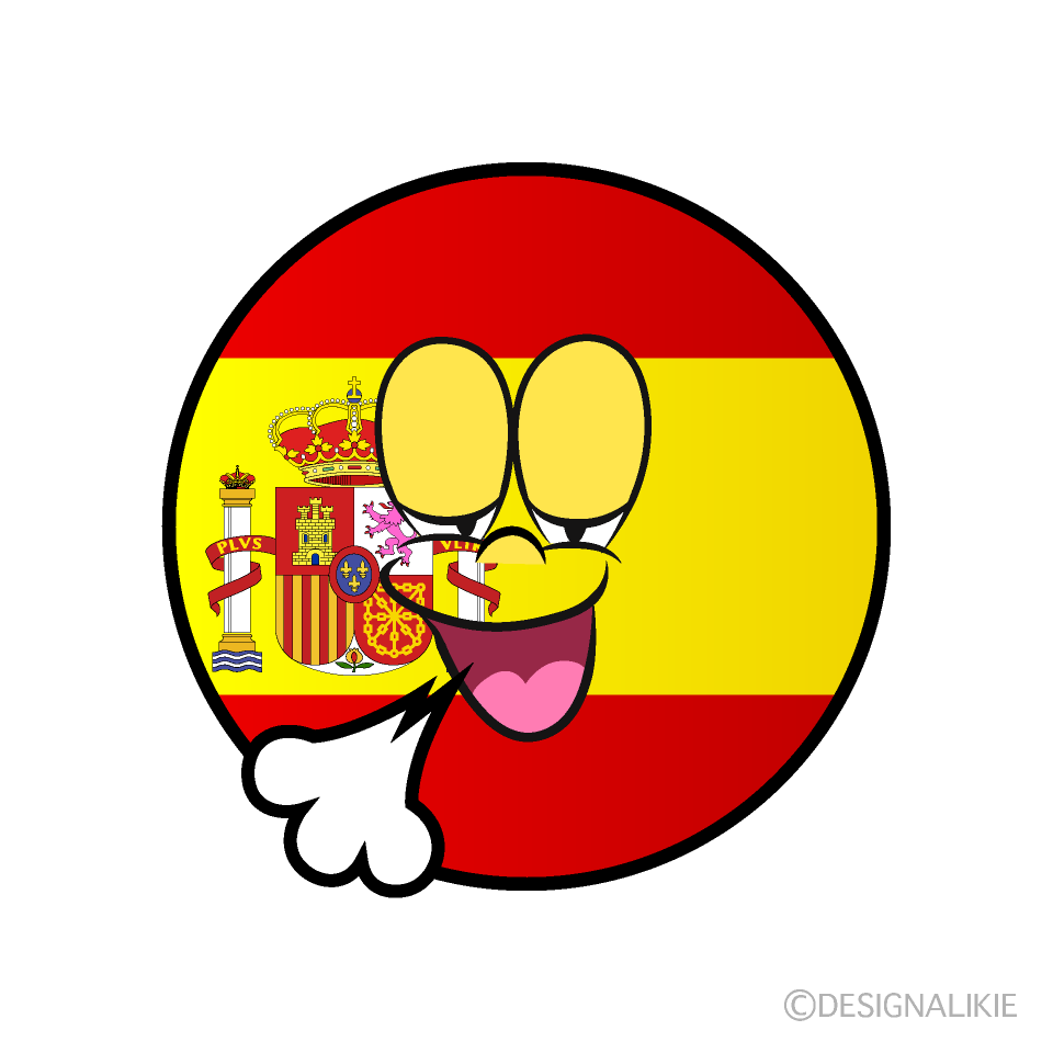 Bandera Española Relajante Animado