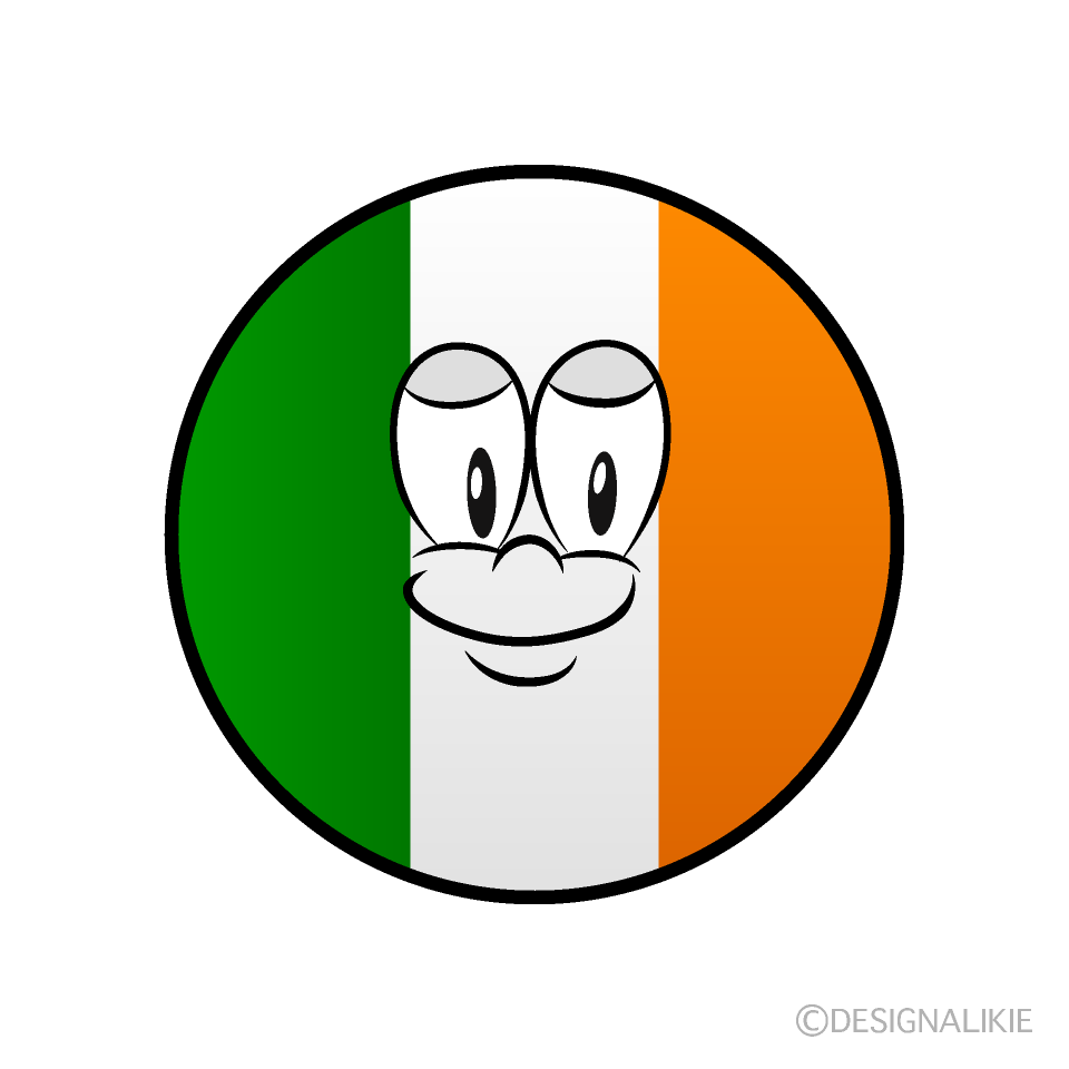 Bandera Irlandesa Animado