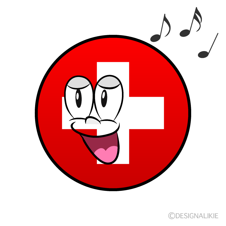Bandera Suiza Canto Animado