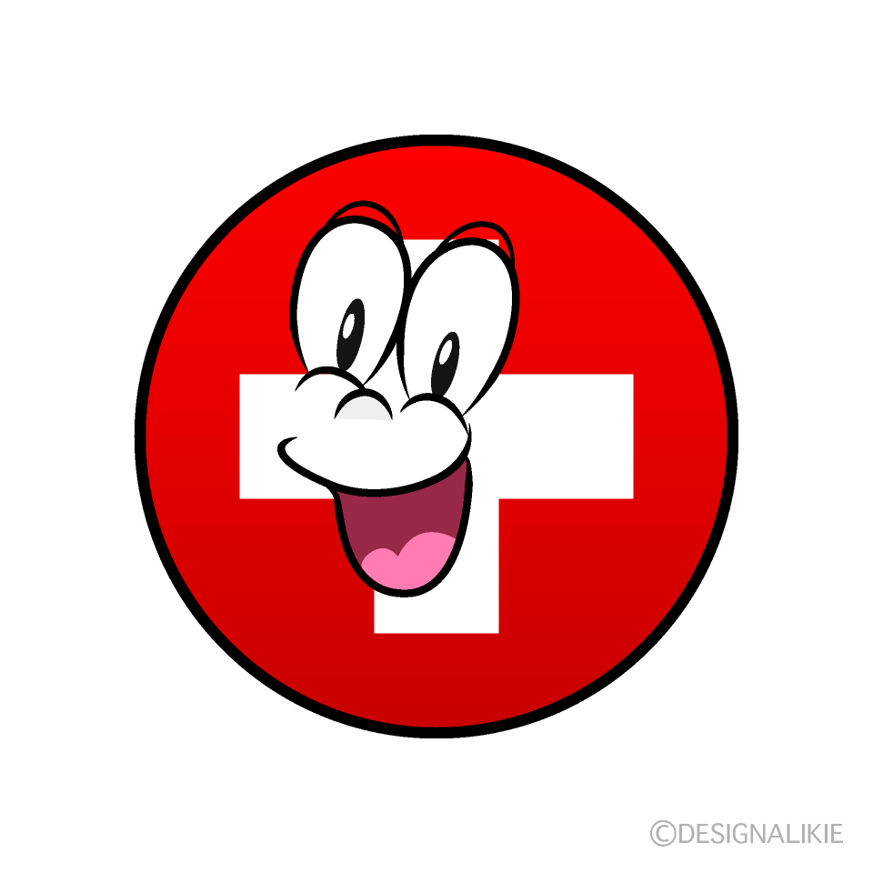 Bandera Suiza Sorprendente Animado