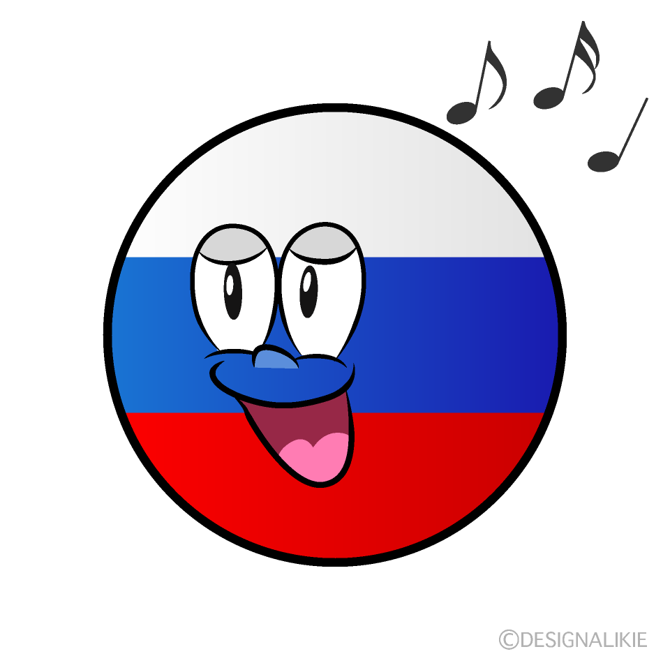 Bandera Rusa Canto Animado