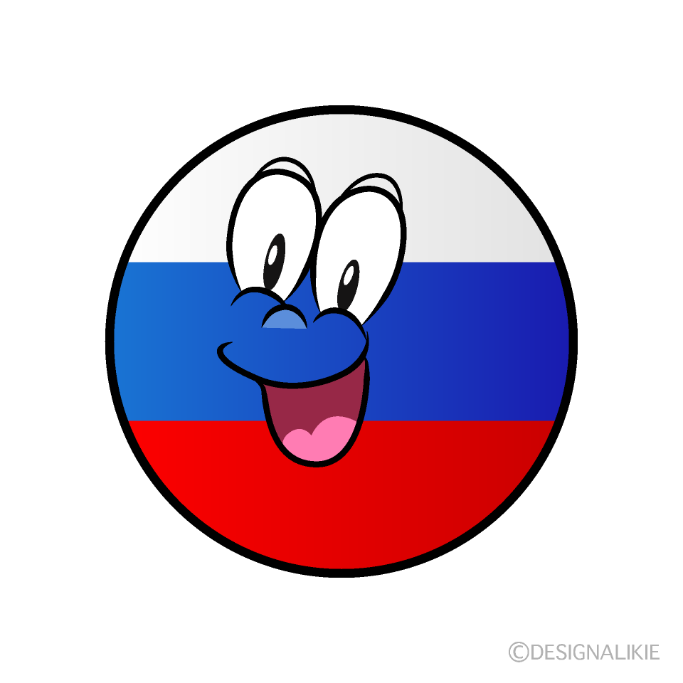 Bandera Rusa Sorprendente Animado