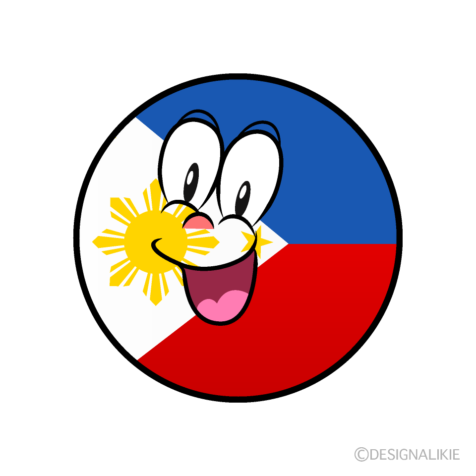 Bandera Filipinas Sorprendente Animado