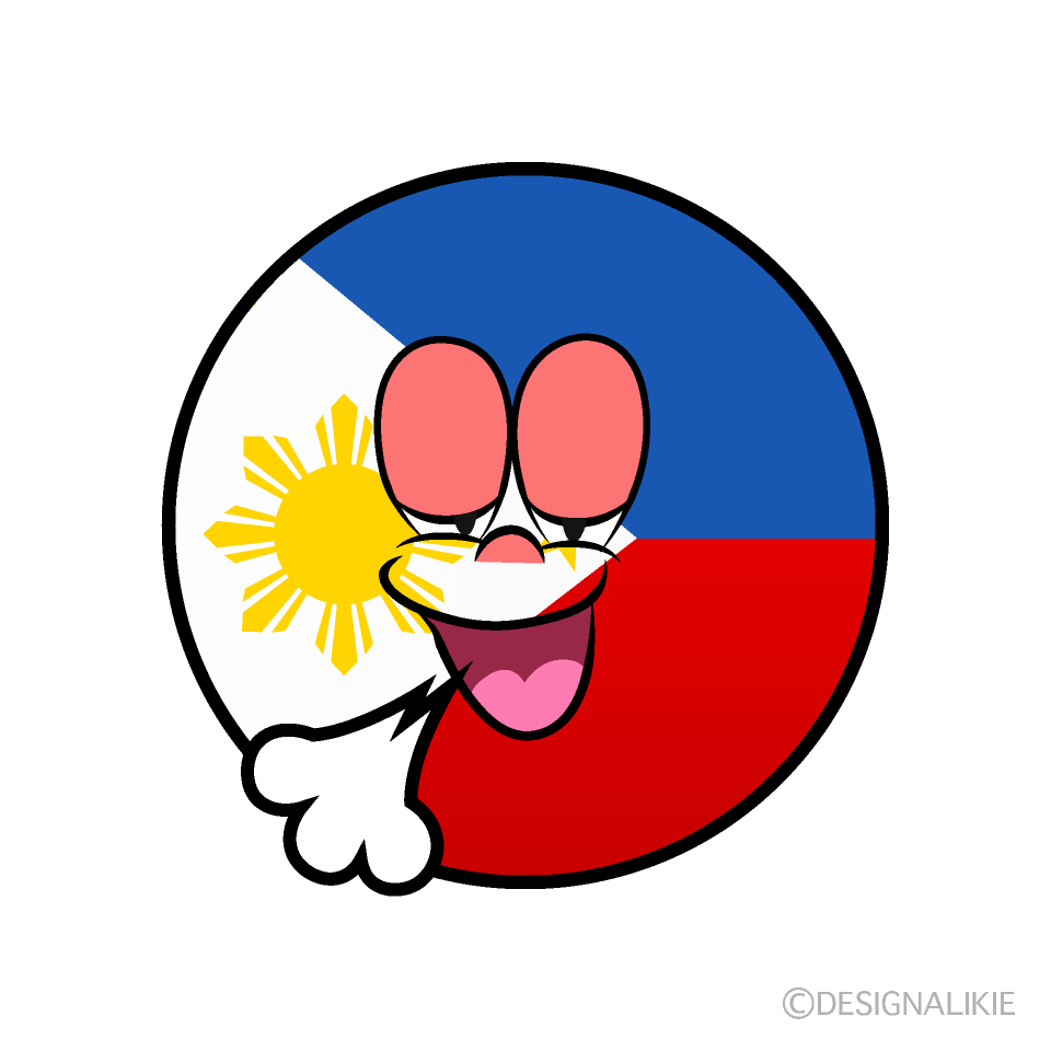Bandera Filipinas Relajante Animado