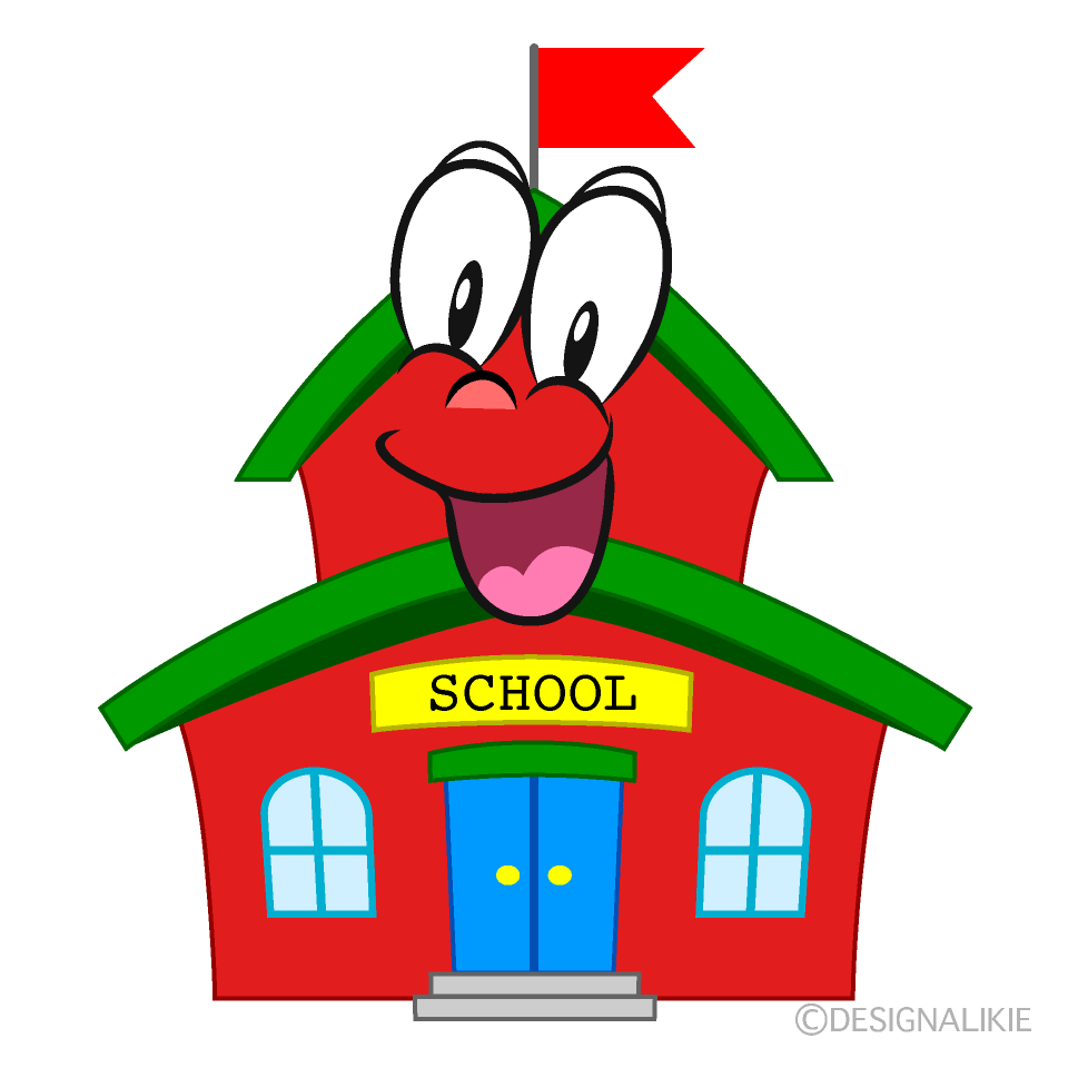 Surprising School Cartoon Character Image