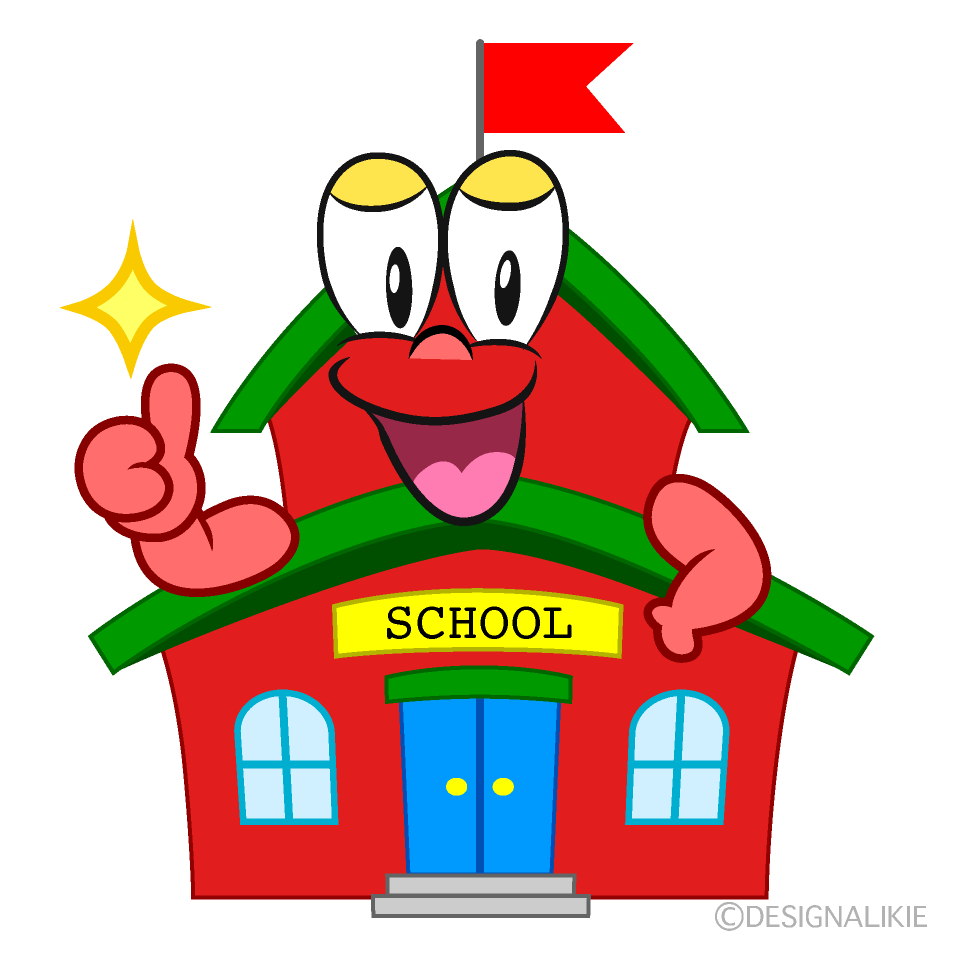 Thumbs up School Cartoon Character Image