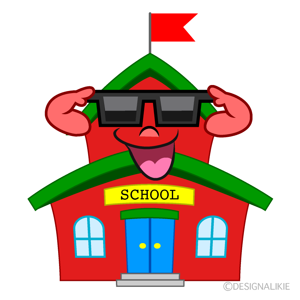 Cool School Cartoon Character Image