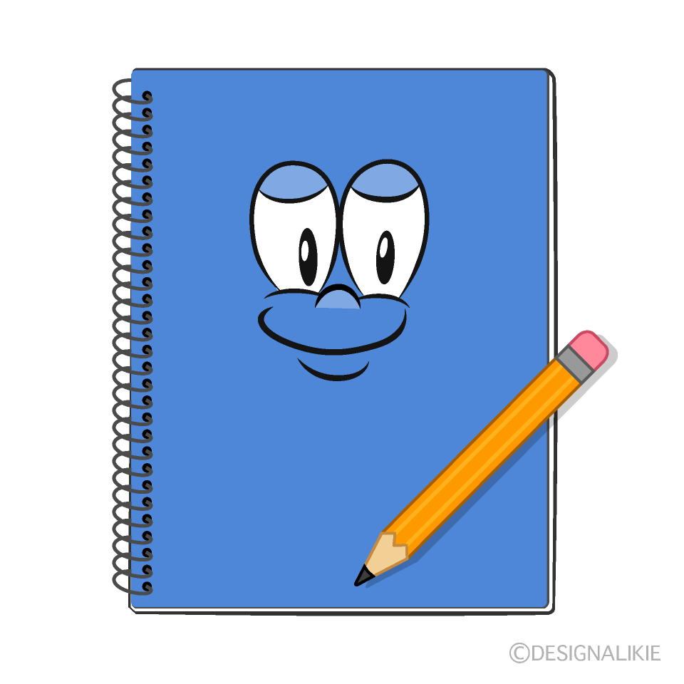 Notebook Cartoon Character Image