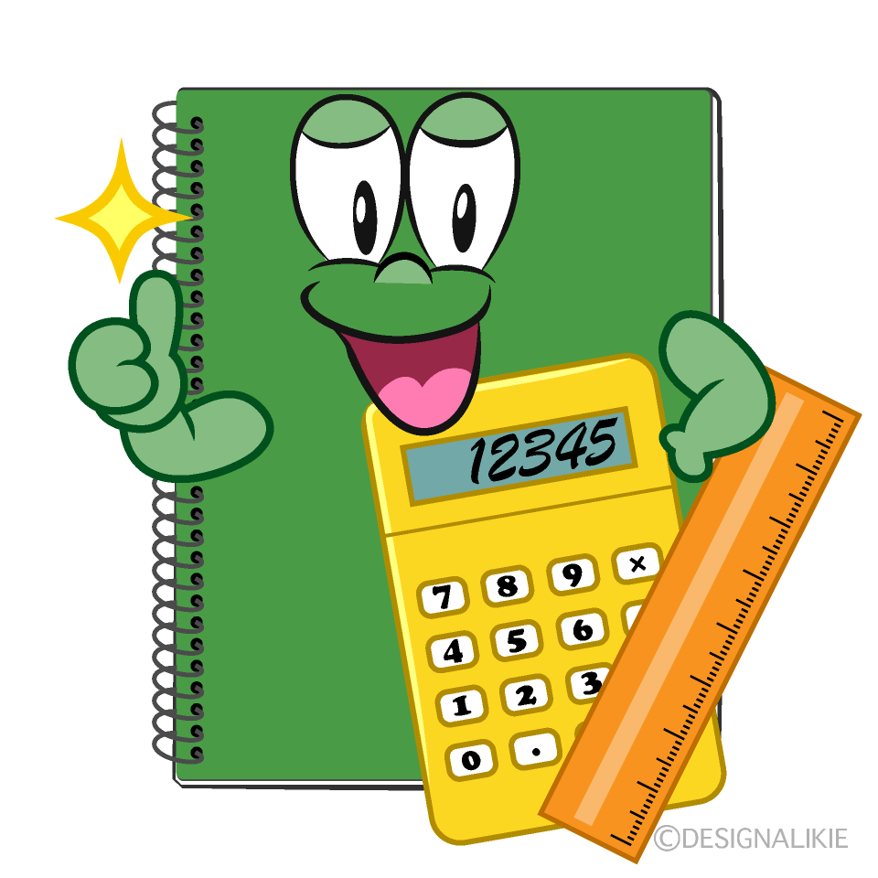 Thumbs up Math Cartoon Character Image