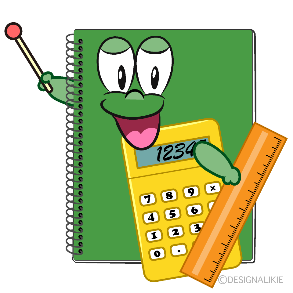 Speaking Math Cartoon Character Image