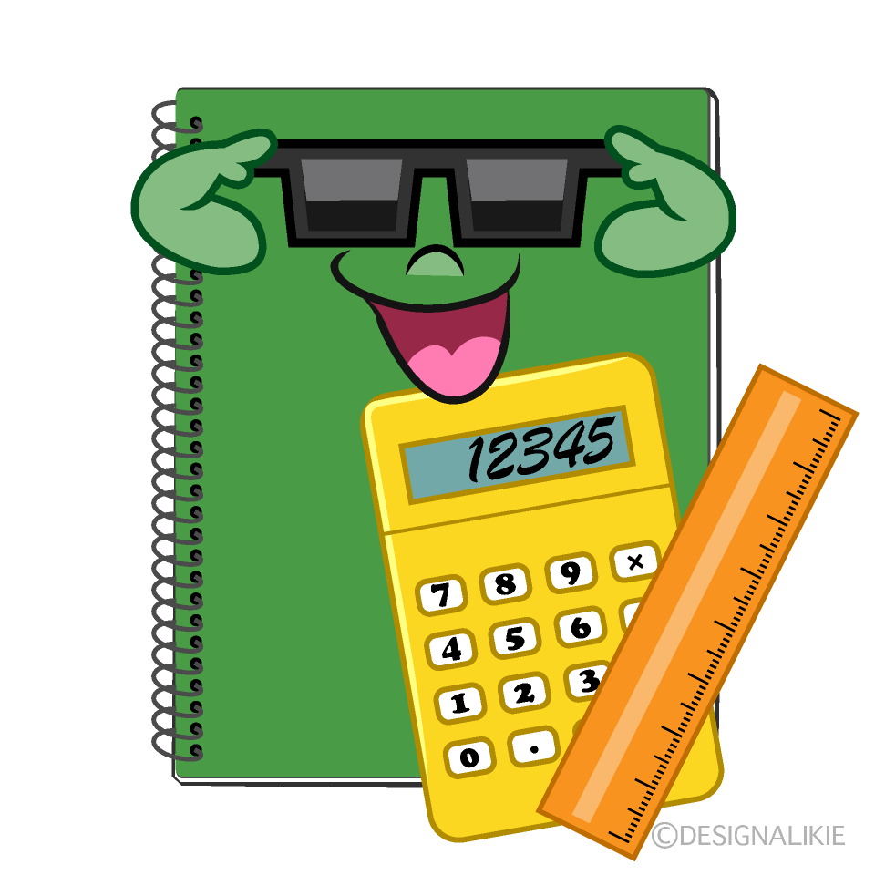 Cool Math Cartoon Character Image
