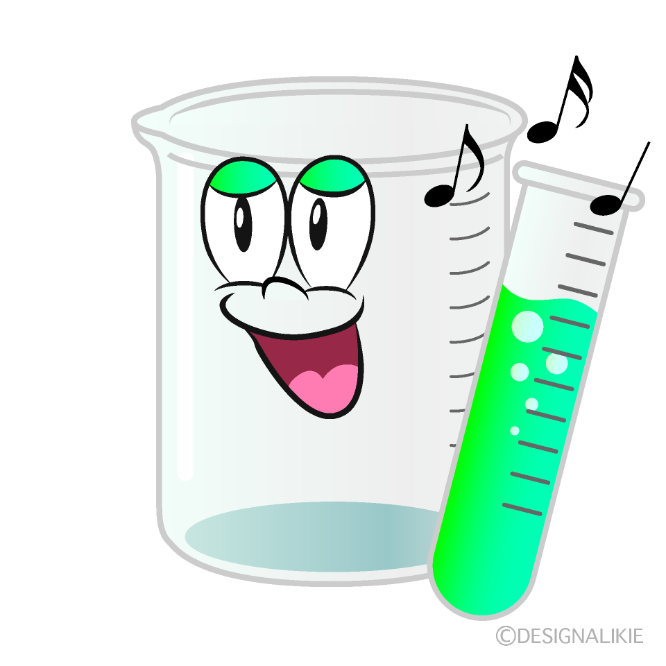 Singing Science Cartoon Character Image