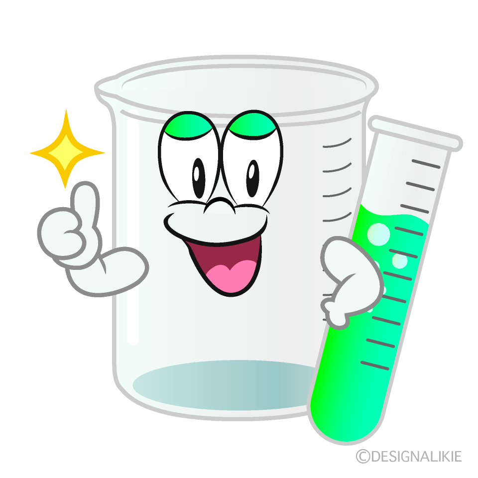 Thumbs up Science Cartoon Character Image