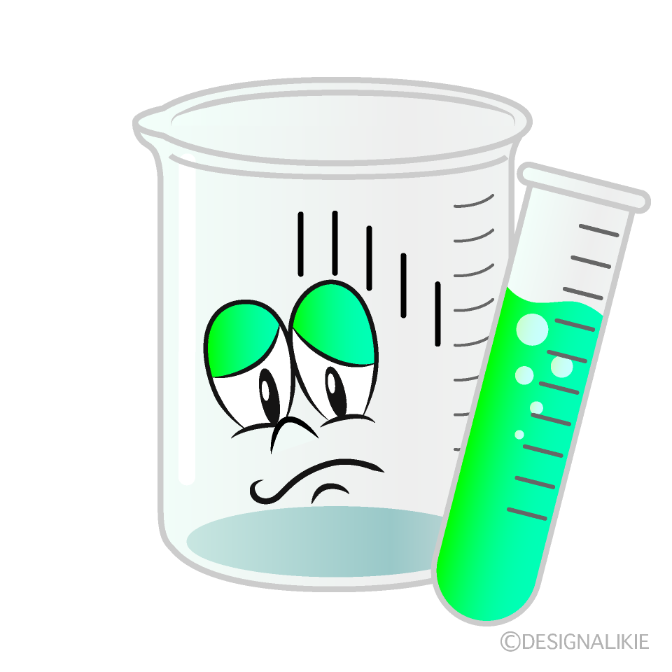 Depressed Science Cartoon Character Image