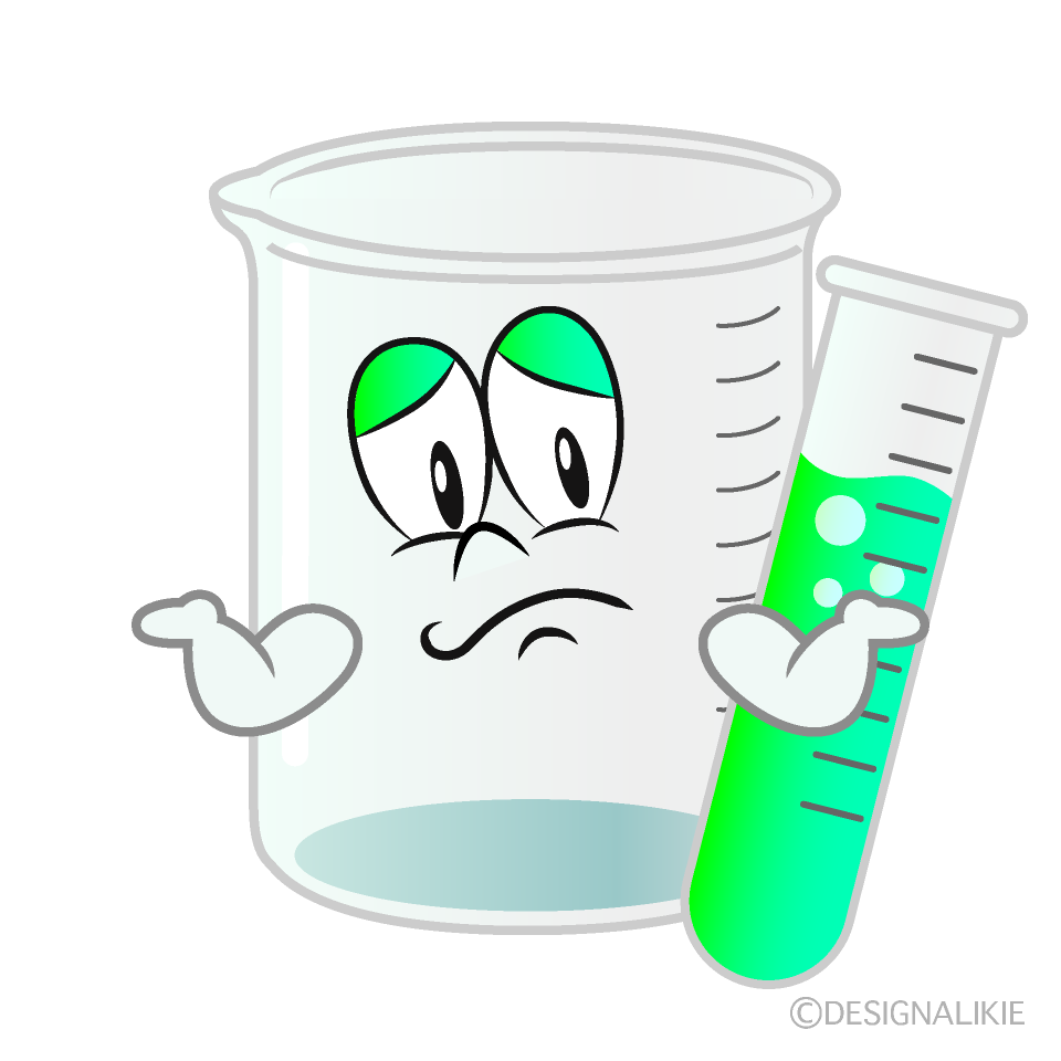 Troubled Science Cartoon Character Image