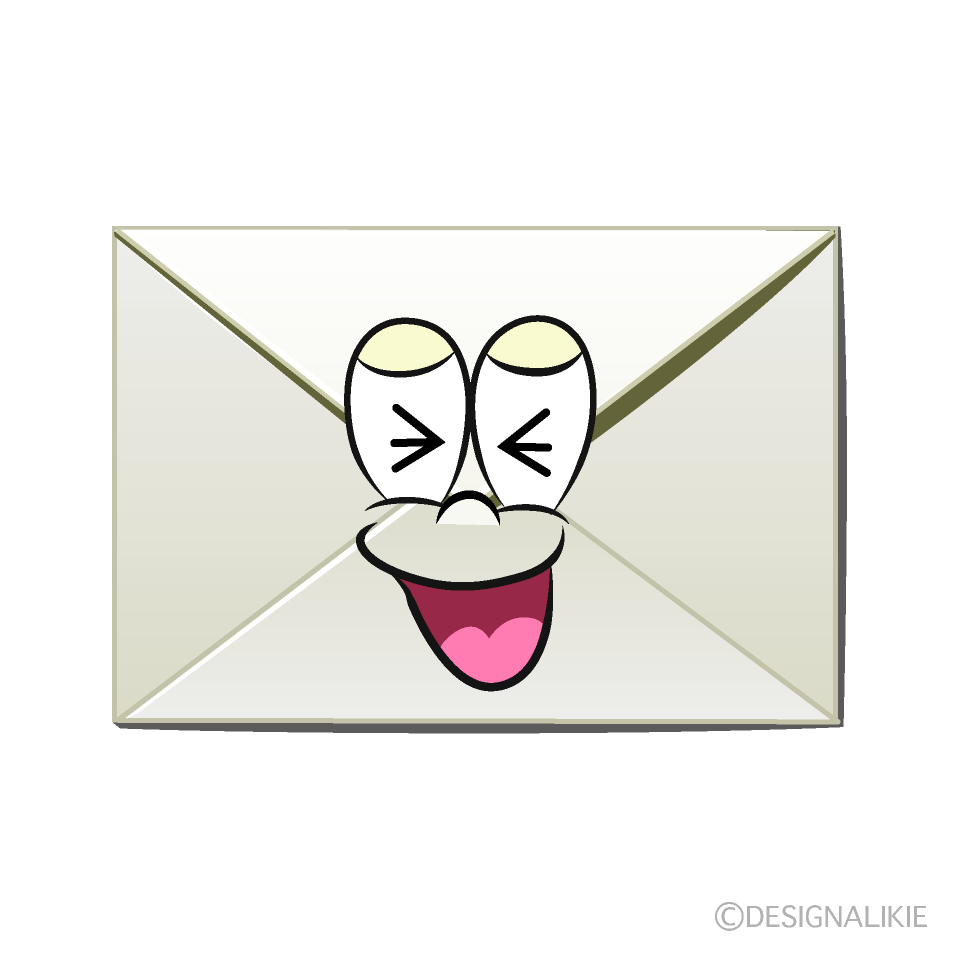 Laughing Email Cartoon Character Image