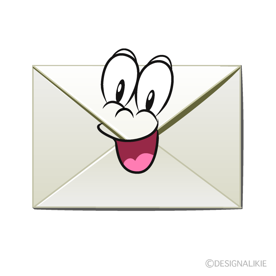 Surprising Email Cartoon Character Image