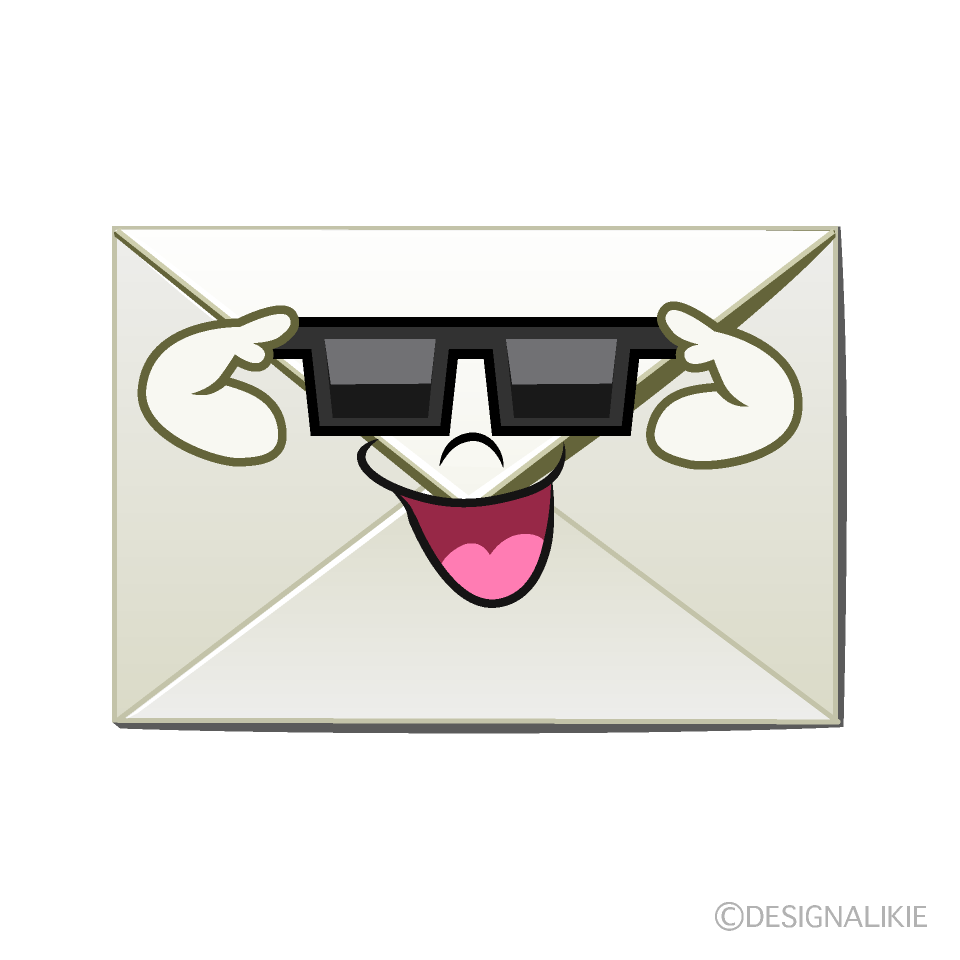 Cool Email Cartoon Character Image
