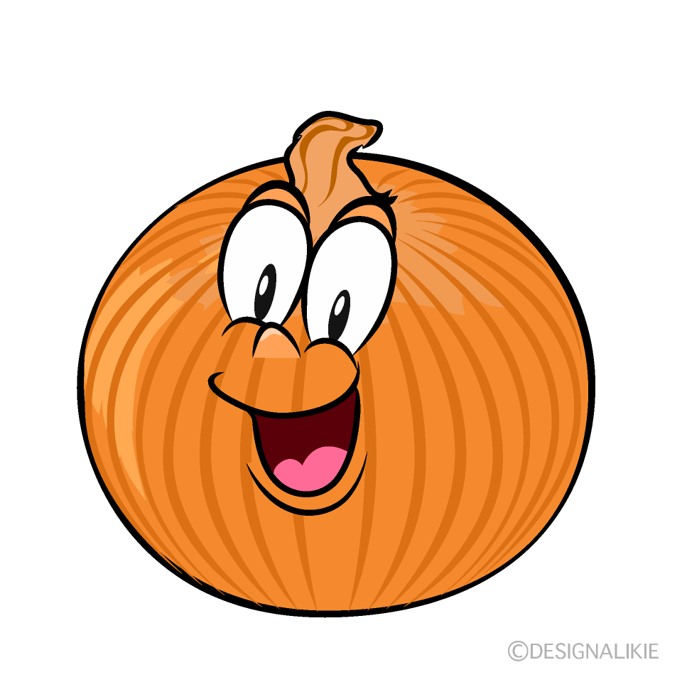 Surprising Onion Cartoon Character Image