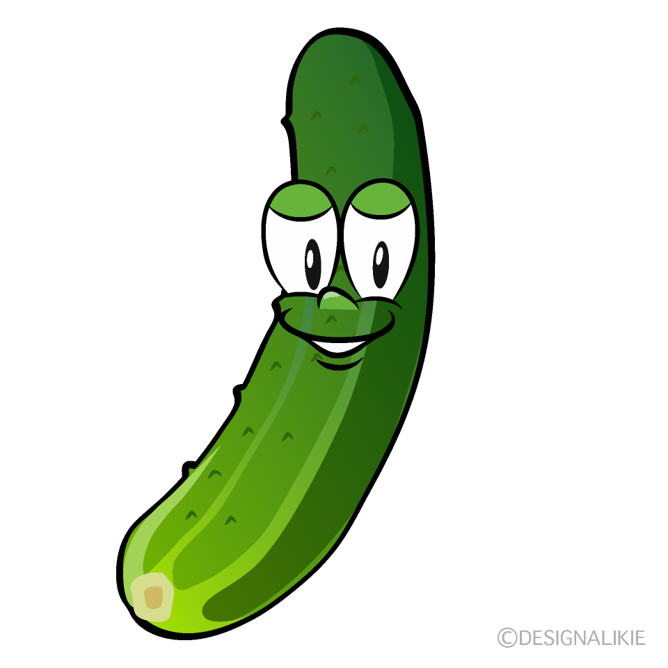 Cucumber Cartoon Character Image