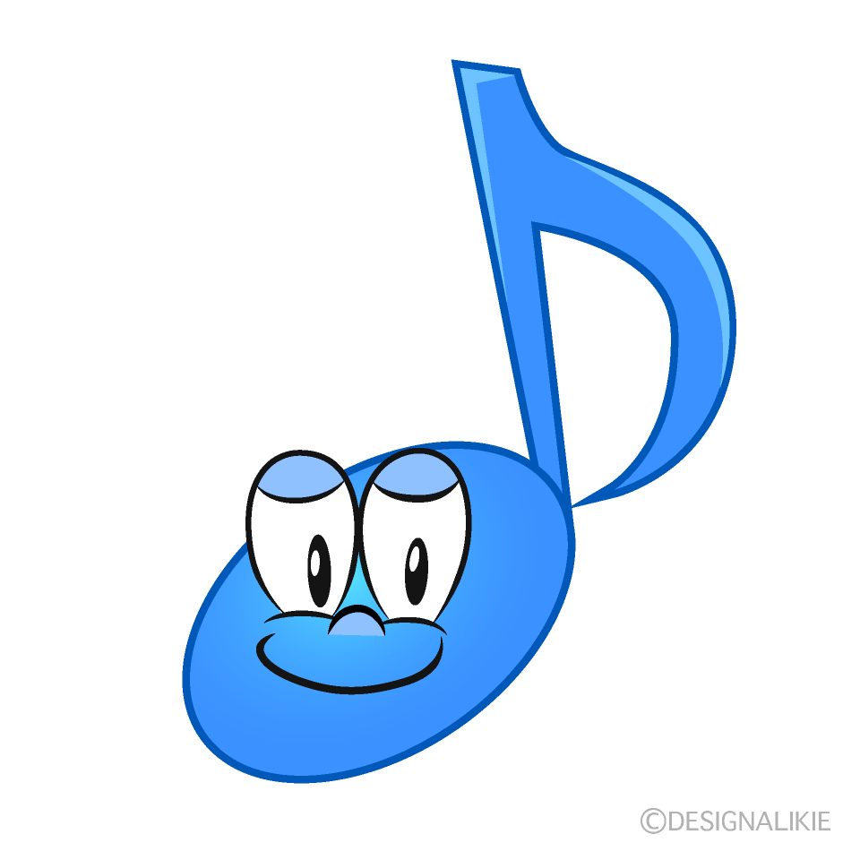 Music Note Cartoon Character Image