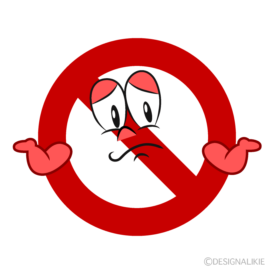 Troubled Prohibition Cartoon Character Image