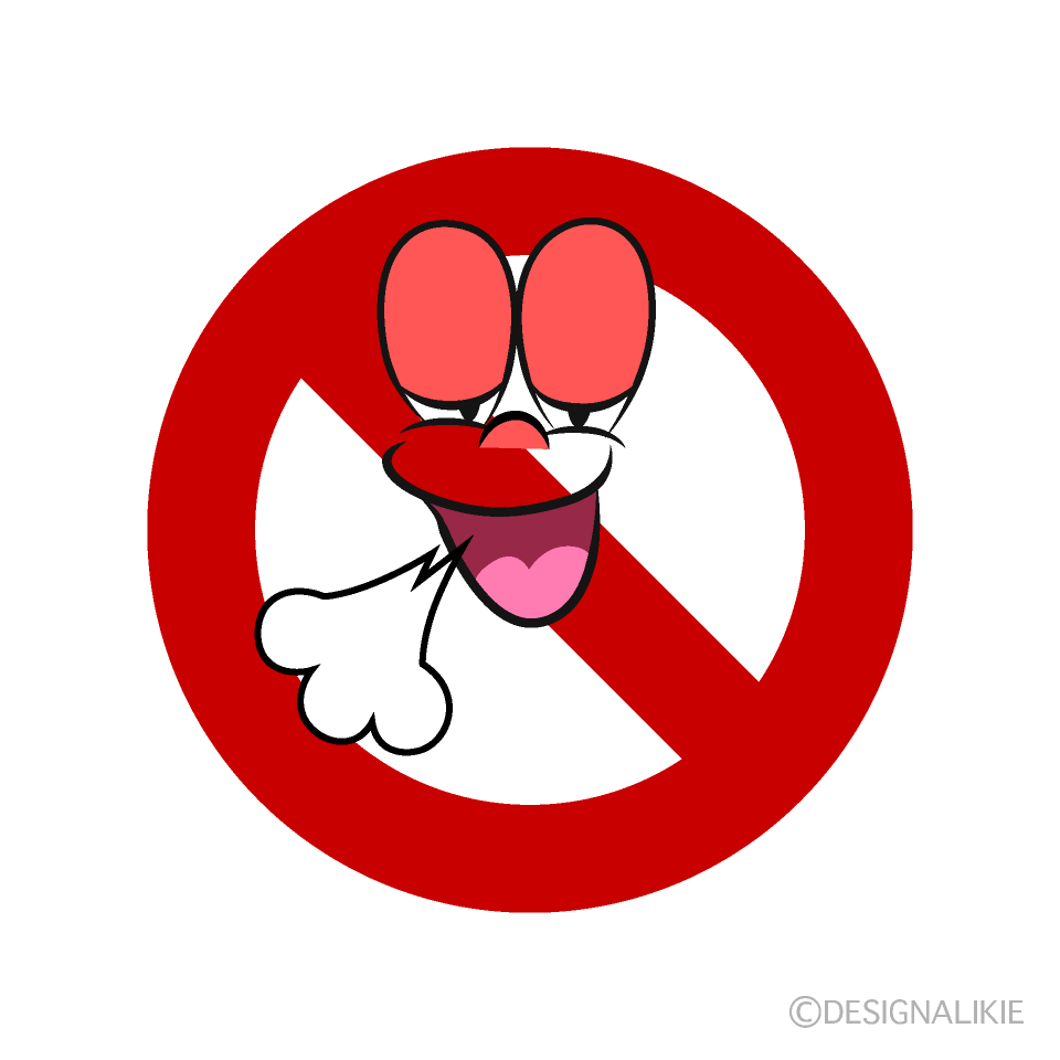 Relaxing Prohibition Cartoon Character Image